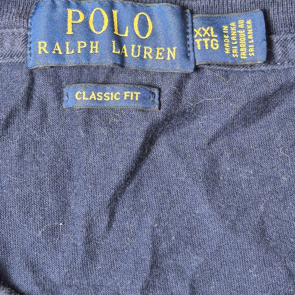 Polo Ralph Lauren Mens XXL Stripe Crest Tee Classic Fit Multicolor Nautical - Picture 6 of 9